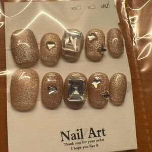 Golden Hour‎ | Luxe Gem-Studded Press-On Nail Set
